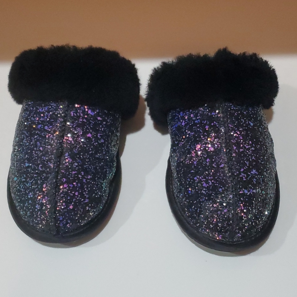 Ugg metallic sequined slippers